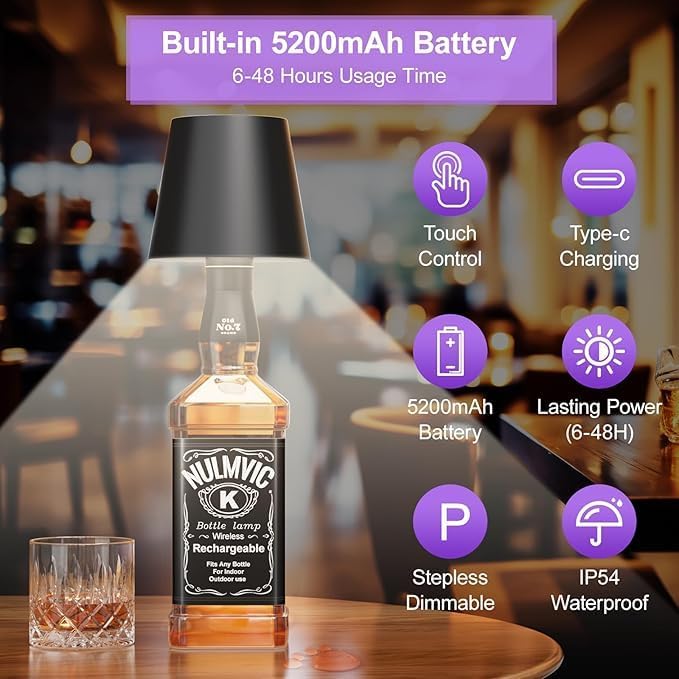 Wireless Bottle Lamp