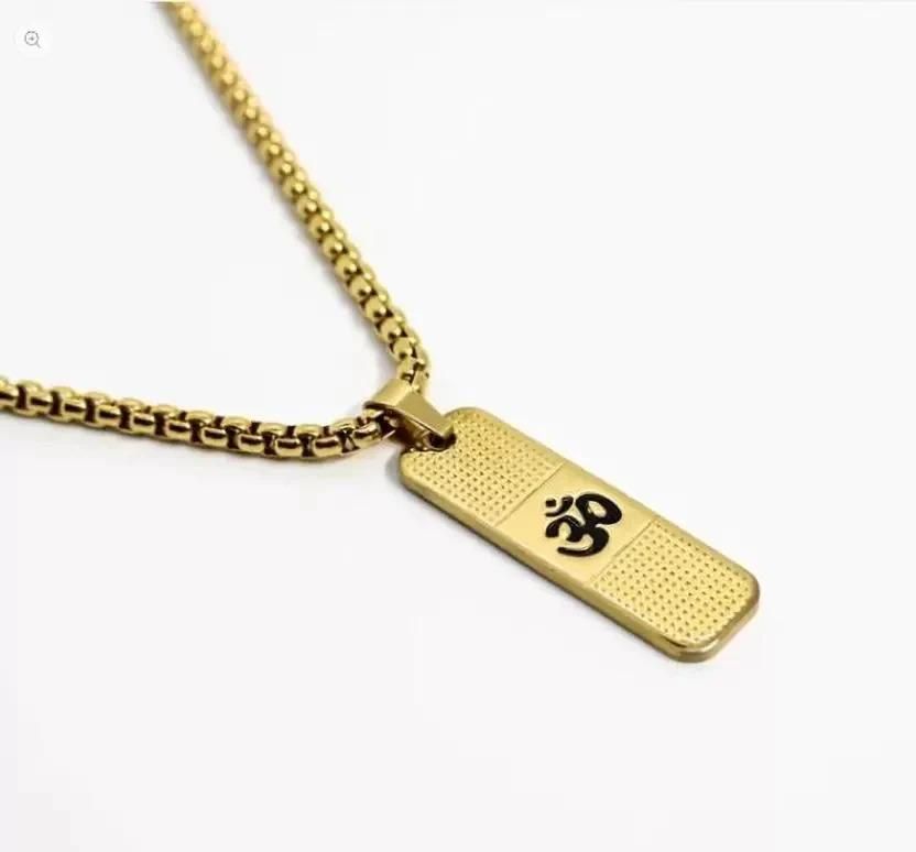 Genuine OM Necklace for Men with Premium Look