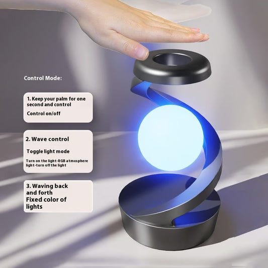 Rotating Moon Lamp with Wireless Charging, First time in India