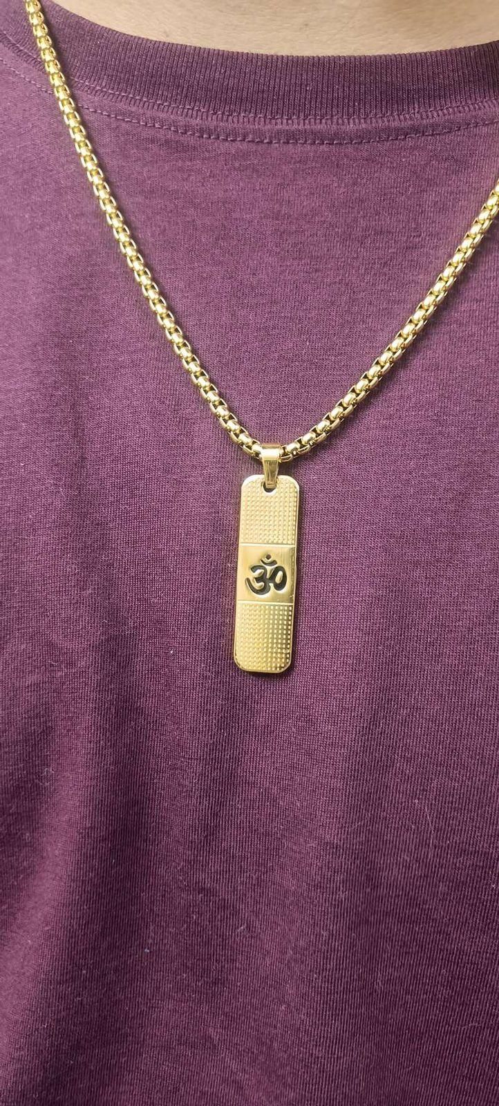 Genuine OM Necklace for Men with Premium Look