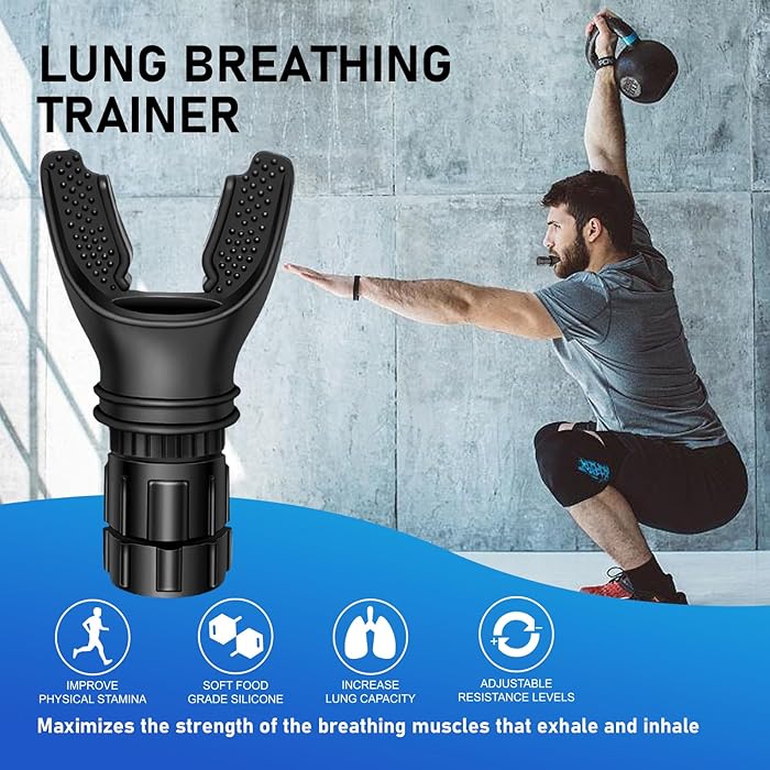 Breath Trainer Pro Device – Boost Lung Strength, Stamina & Vitality