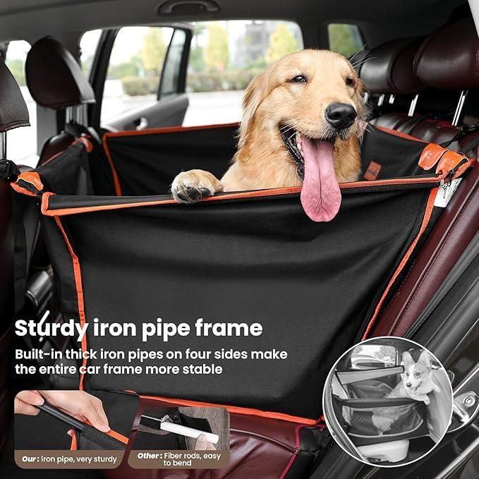 Dog Car Seat Cover, Waterproof & Scratch Proof